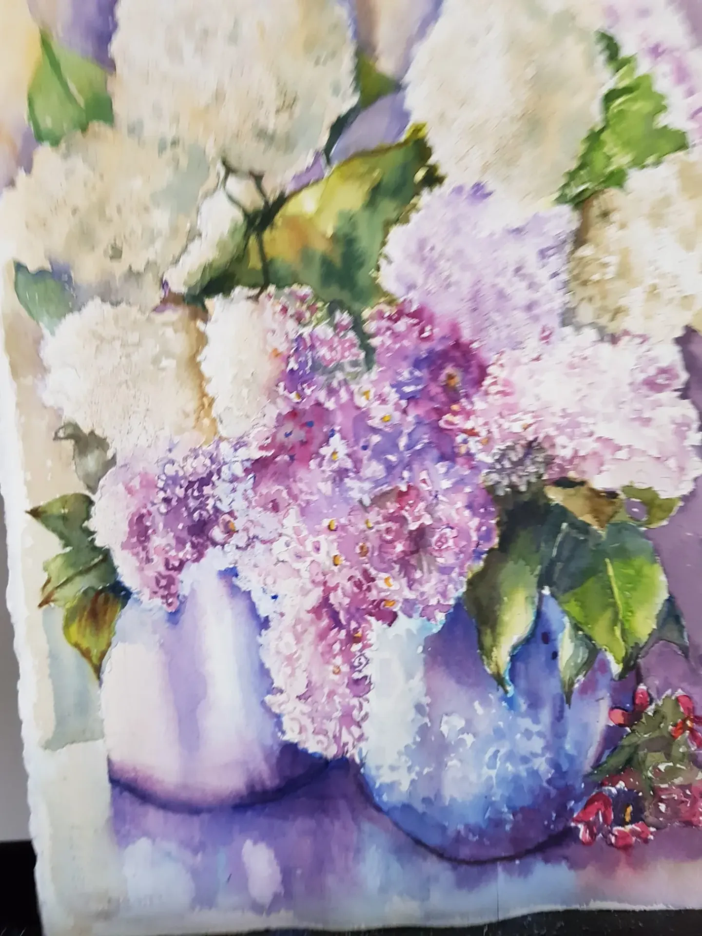 Eterna primavera: Un estudio en acuarela