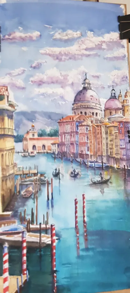 Reflejos de Venecia: Un viaje pictórico entre canales y cúpulas