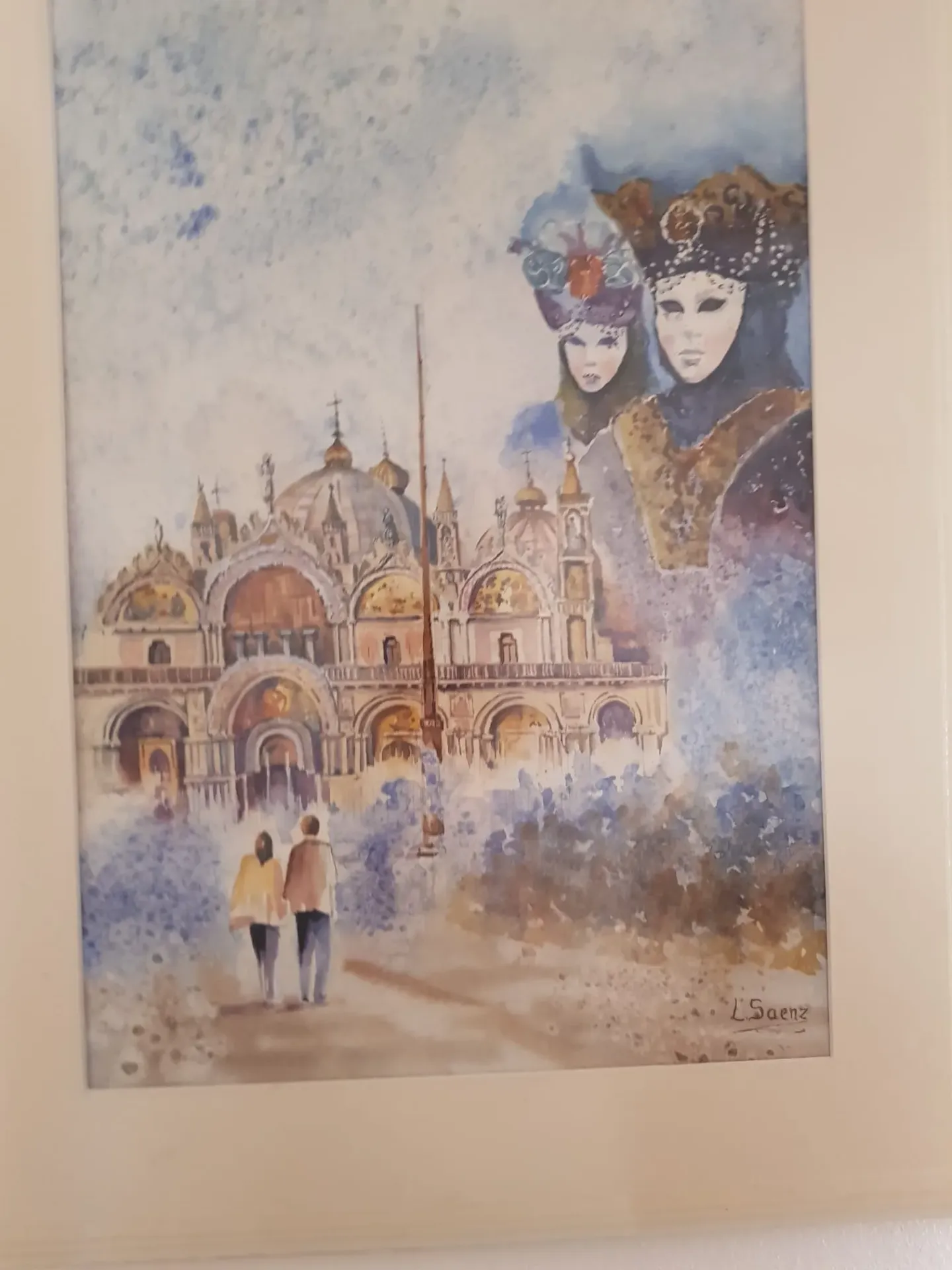 Venecia en Acuarela: Capturando el Espíritu del Carnaval