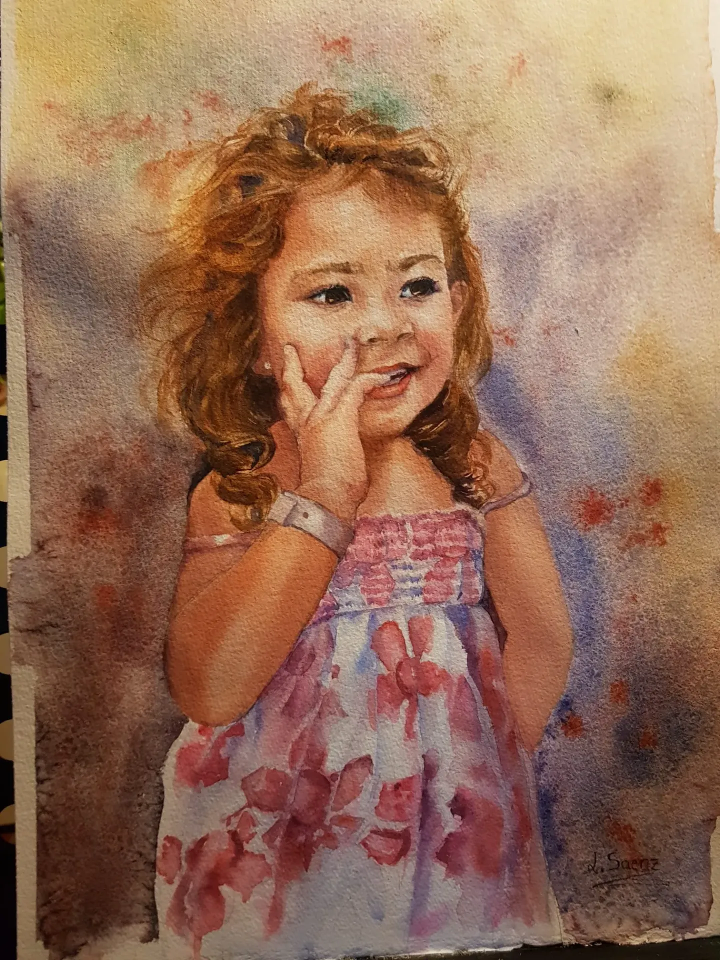 Pinceladas de Inocencia: Retratando la Alegría Infantil en Acuarela