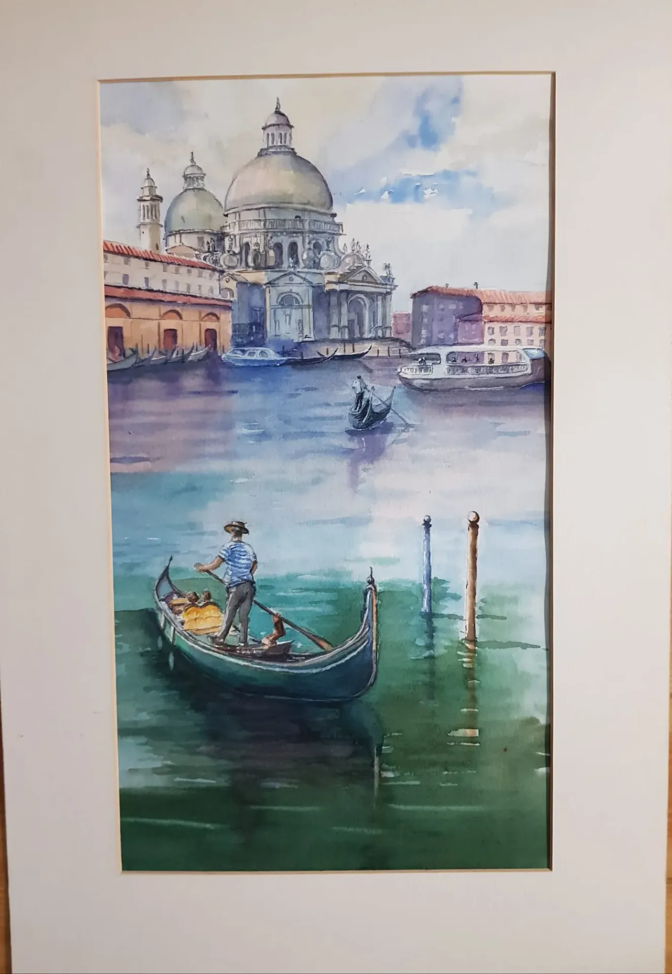 Remando a través de la historia: Venecia y su encanto eterno en acuarela